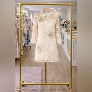 FREE PEOPLE NORTH STAR IVORY LACE DRESS ~ NWOT